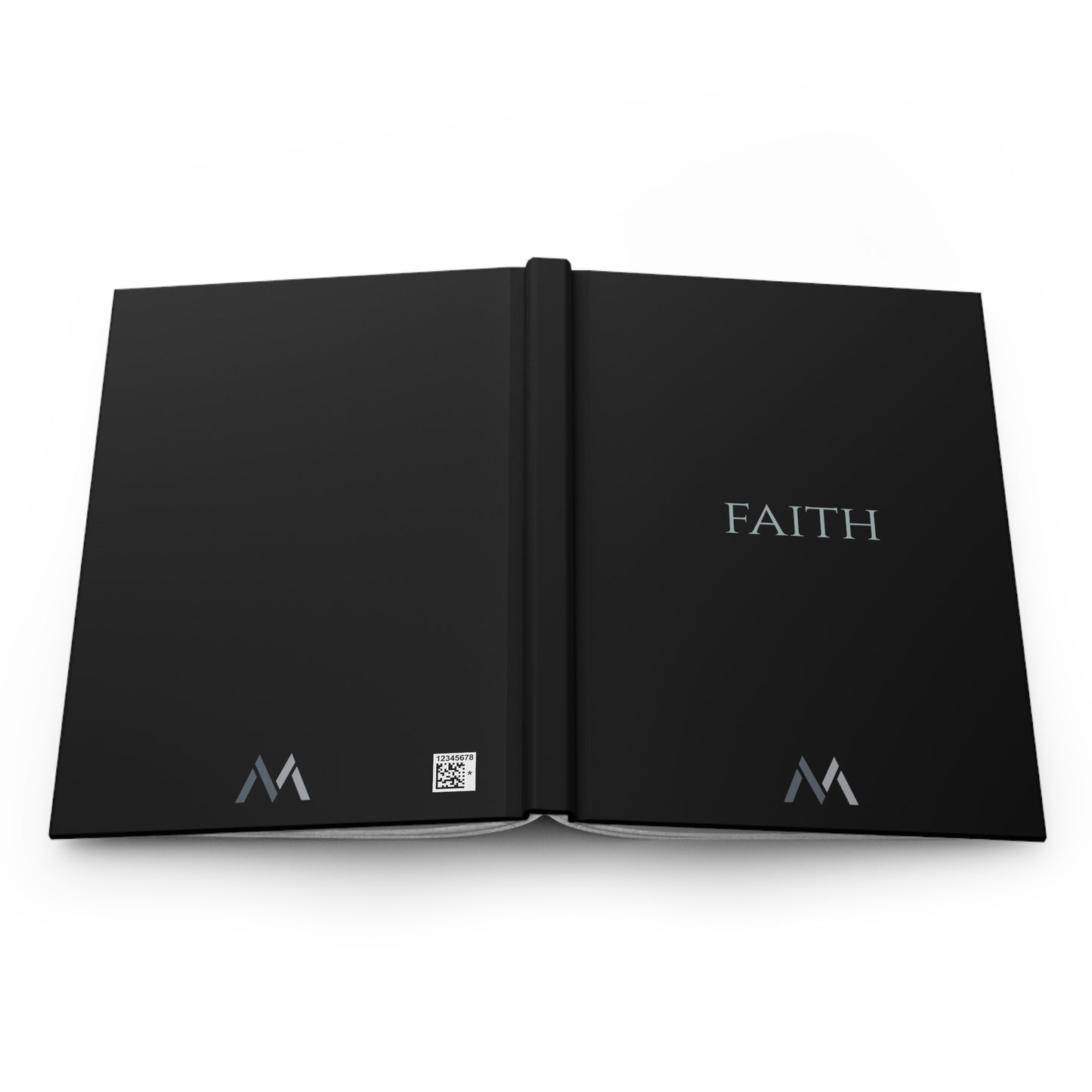 "FAITH" Hard Cover Matte Black Journal