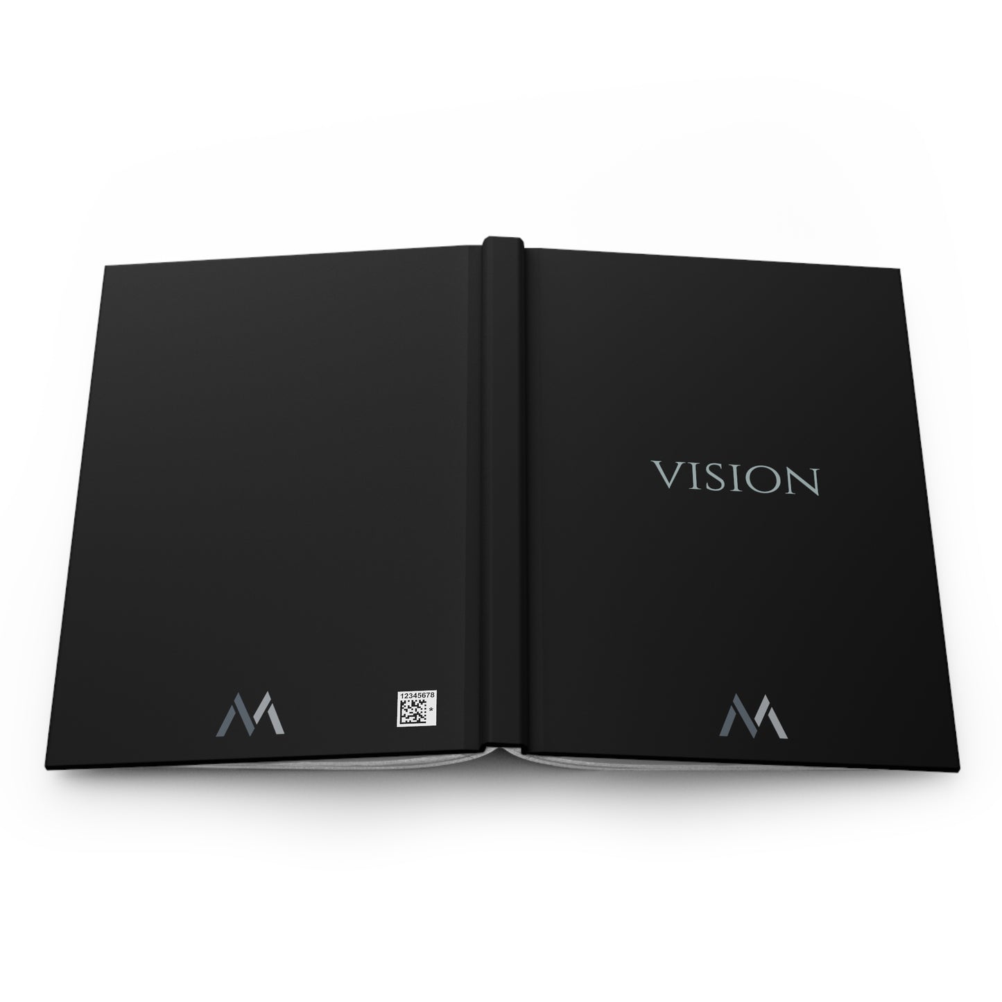 "VISION" Hard Cover Matte Black Journal